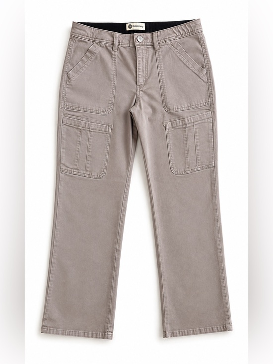 Democracy Pants - Democracy “Ab” Technology Utility Cargo Straight Leg Pants Taupe Size 8